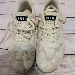NOBULL Women's Athletic Shoes in Cream and Tan
